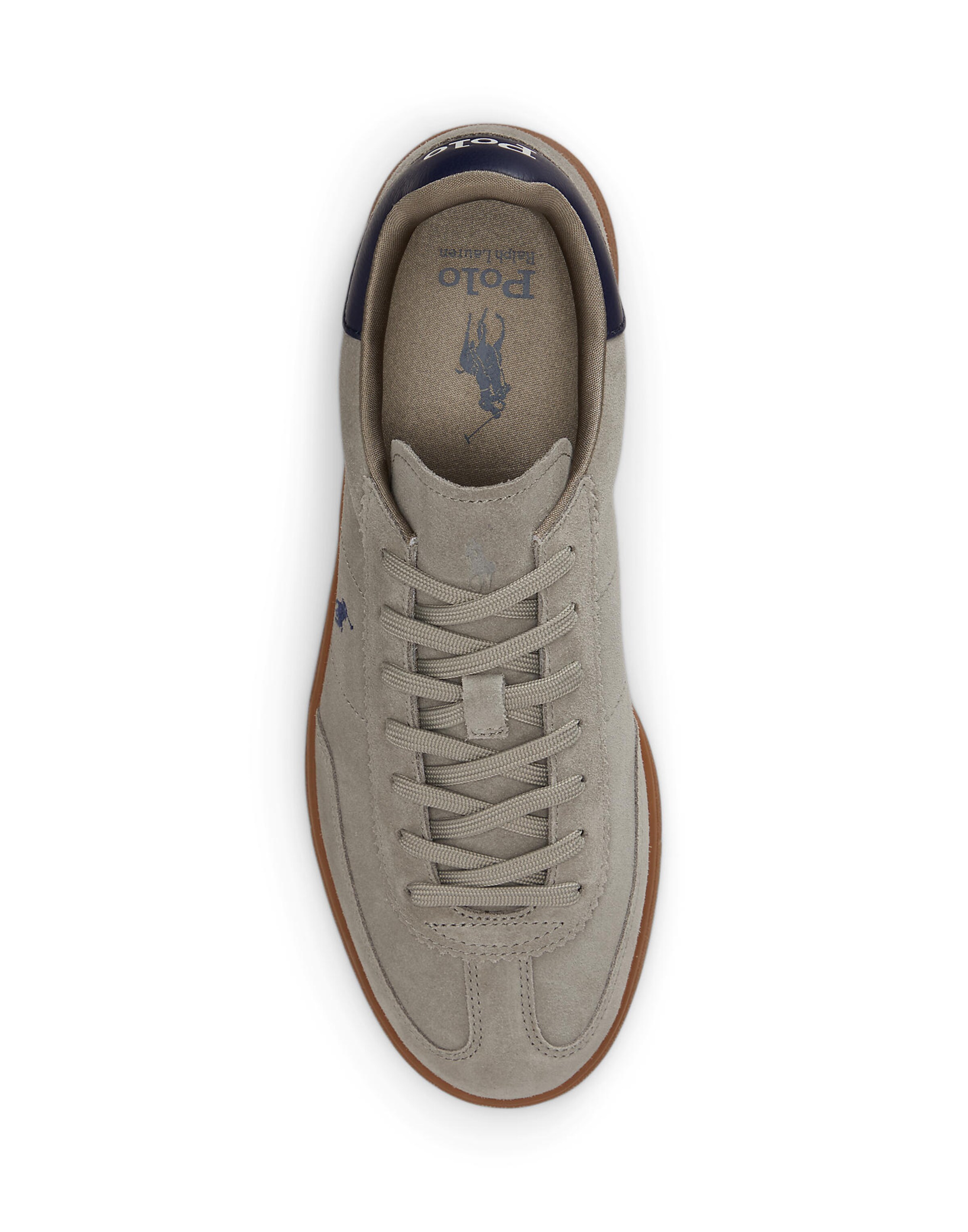 Sneaker low de la Polo Ralph Lauren pe gri