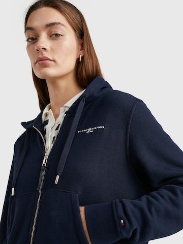 TOMMY HILFIGER Sweatjacke in Blau