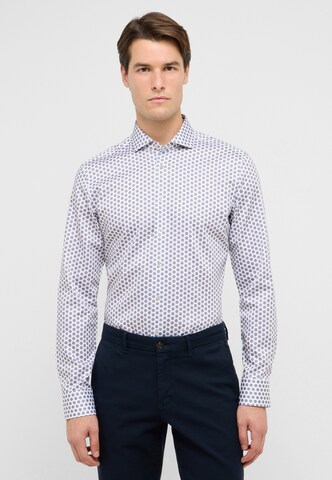 ETERNA Slim fit Business shirt in Grey: front