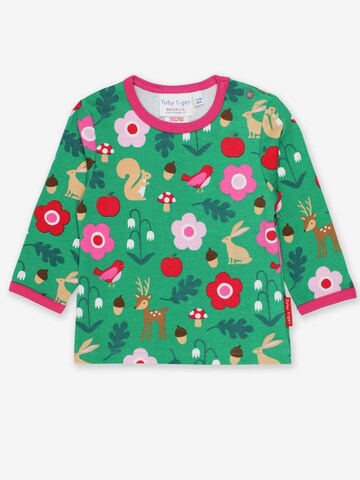 Toby Tiger Shirt 'Wald' in Grün: Vorderseite