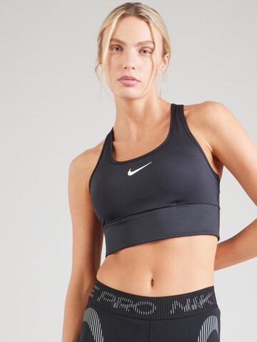 NIKE Bralette Sports bra in Black: front