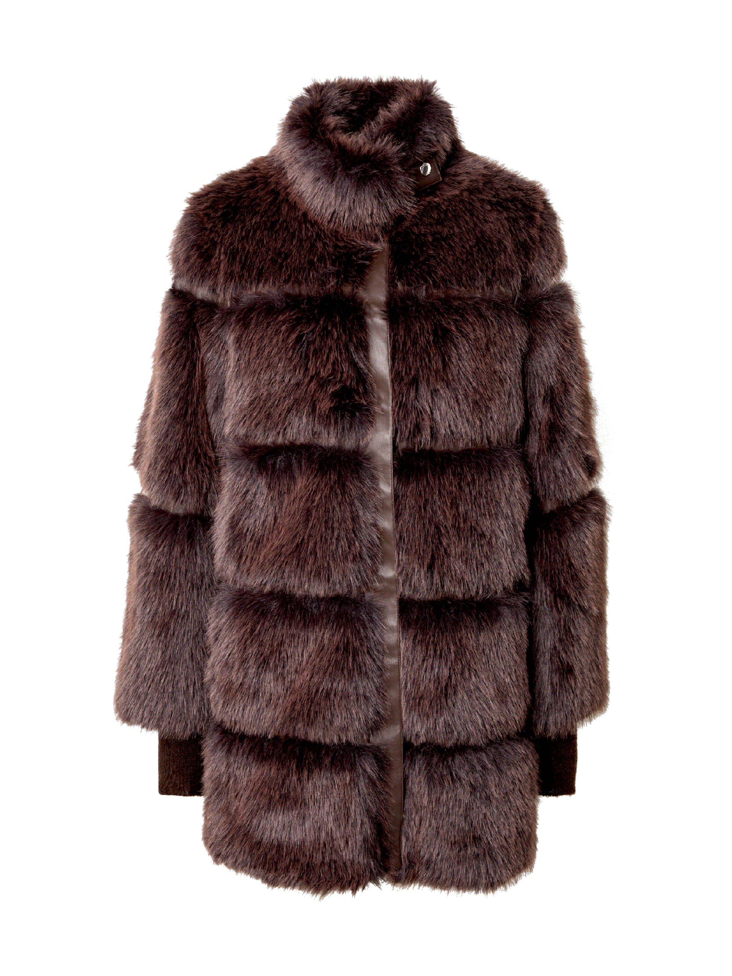 PATRIZIA PEPE Overgangsfrakke i brun: forside