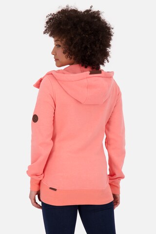 Alife and Kickin Sweatjacke 'Yasmin' in Orange