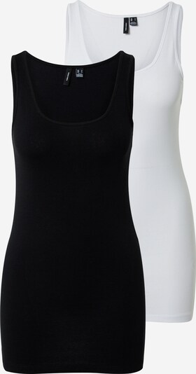 VERO MODA Haut 'MAXI' en noir / blanc, Vue avec produit