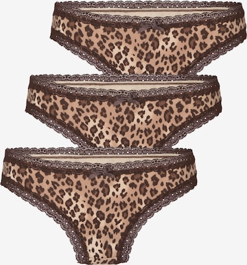 Hunkemöller String in Brown: front