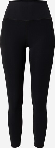 UNDER ARMOUR Skinny Workout Pants 'Meridian' in Black: front