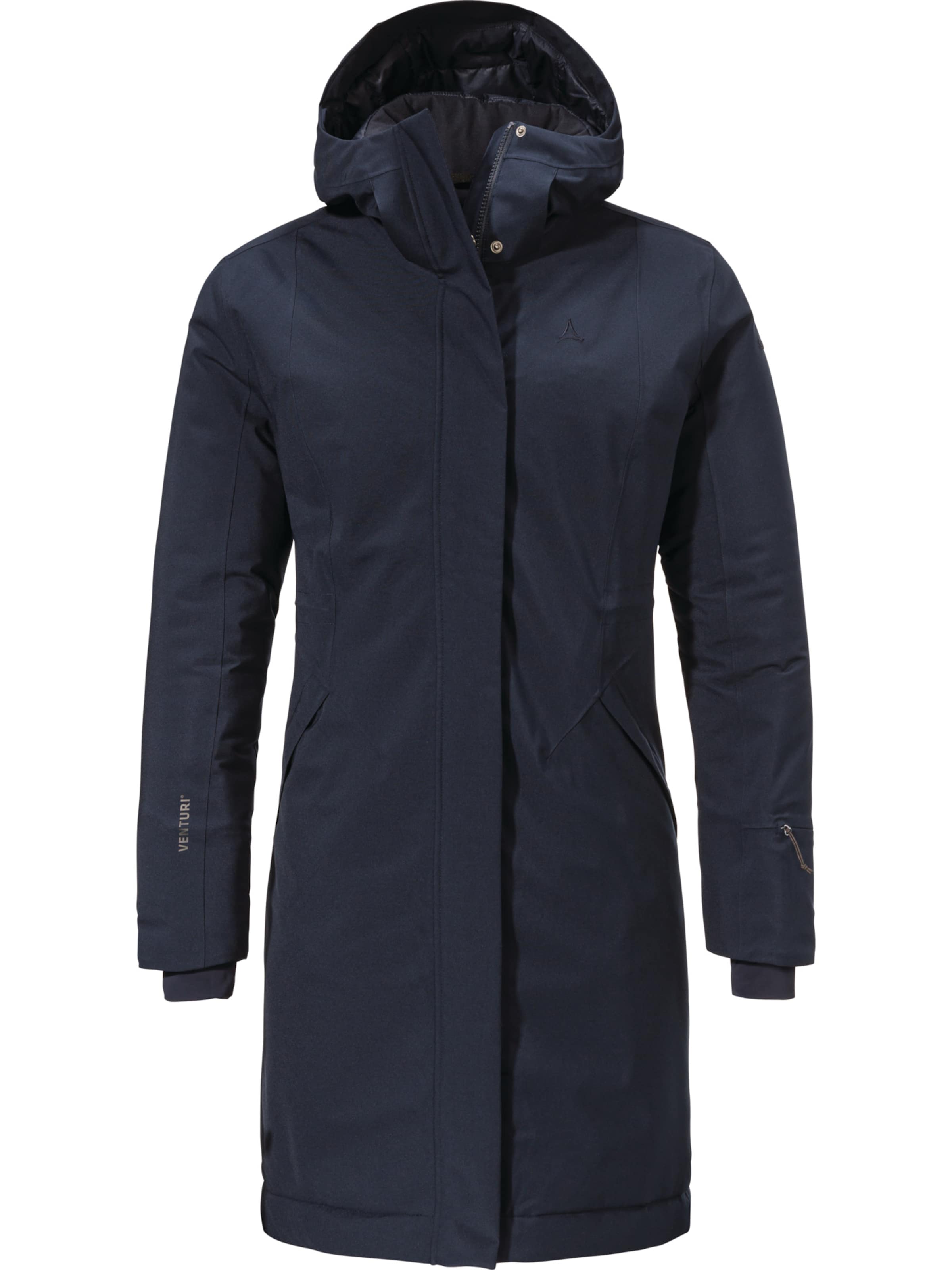 Schöffel Outdoor coat 'Gregale' in Blue: front