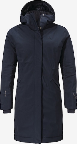 Schöffel Outdoormantel 'Gregale' in Blauw: voorkant