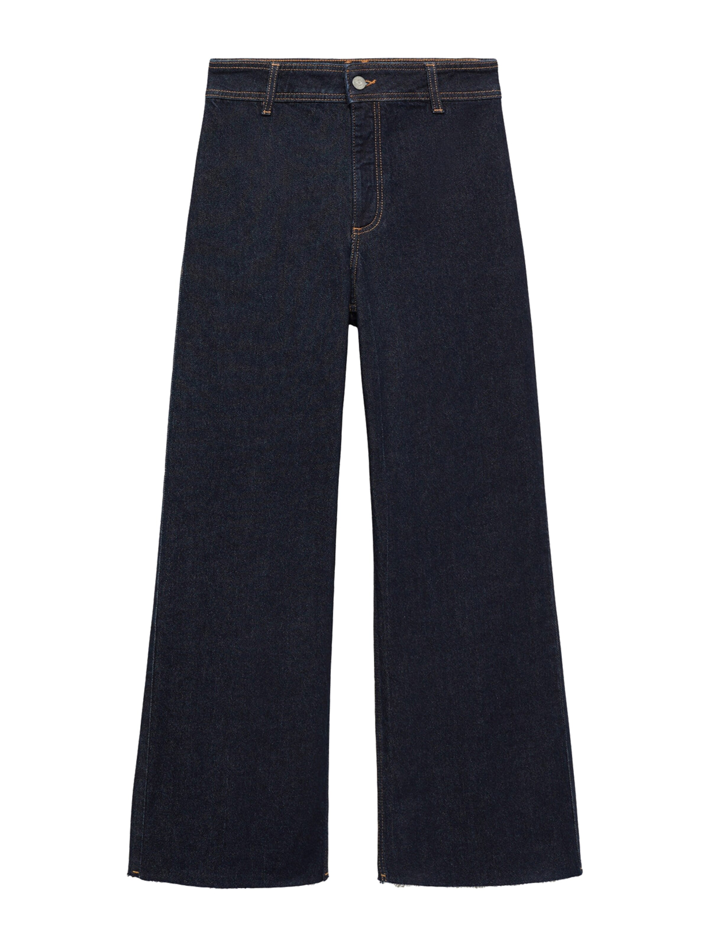 MANGO Voľný strih Džínsy 'CATHERIN' - Modrá: predná strana