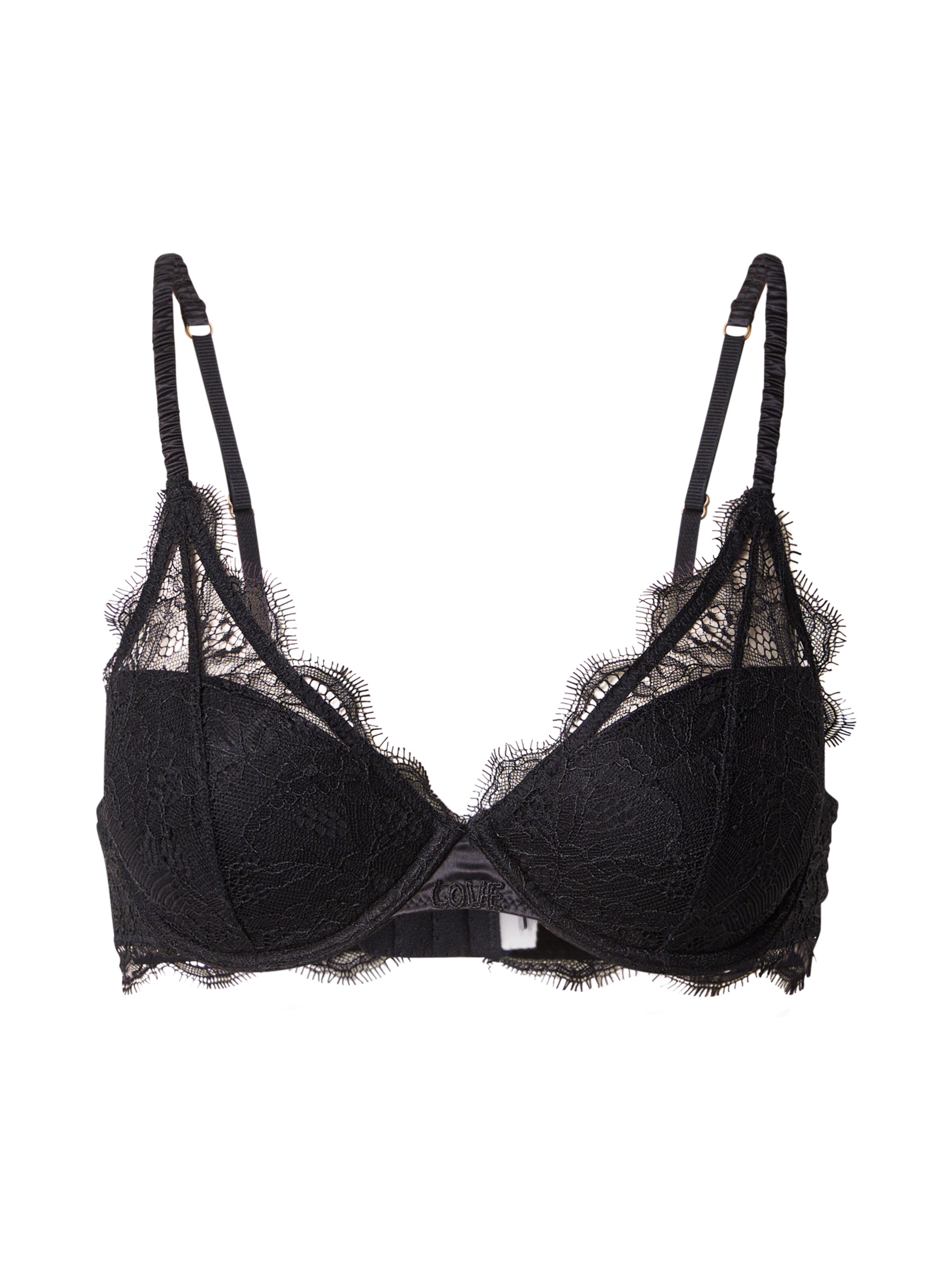 LOVE Stories Trikó Melltartó 'Gwyneth' - fekete: elől