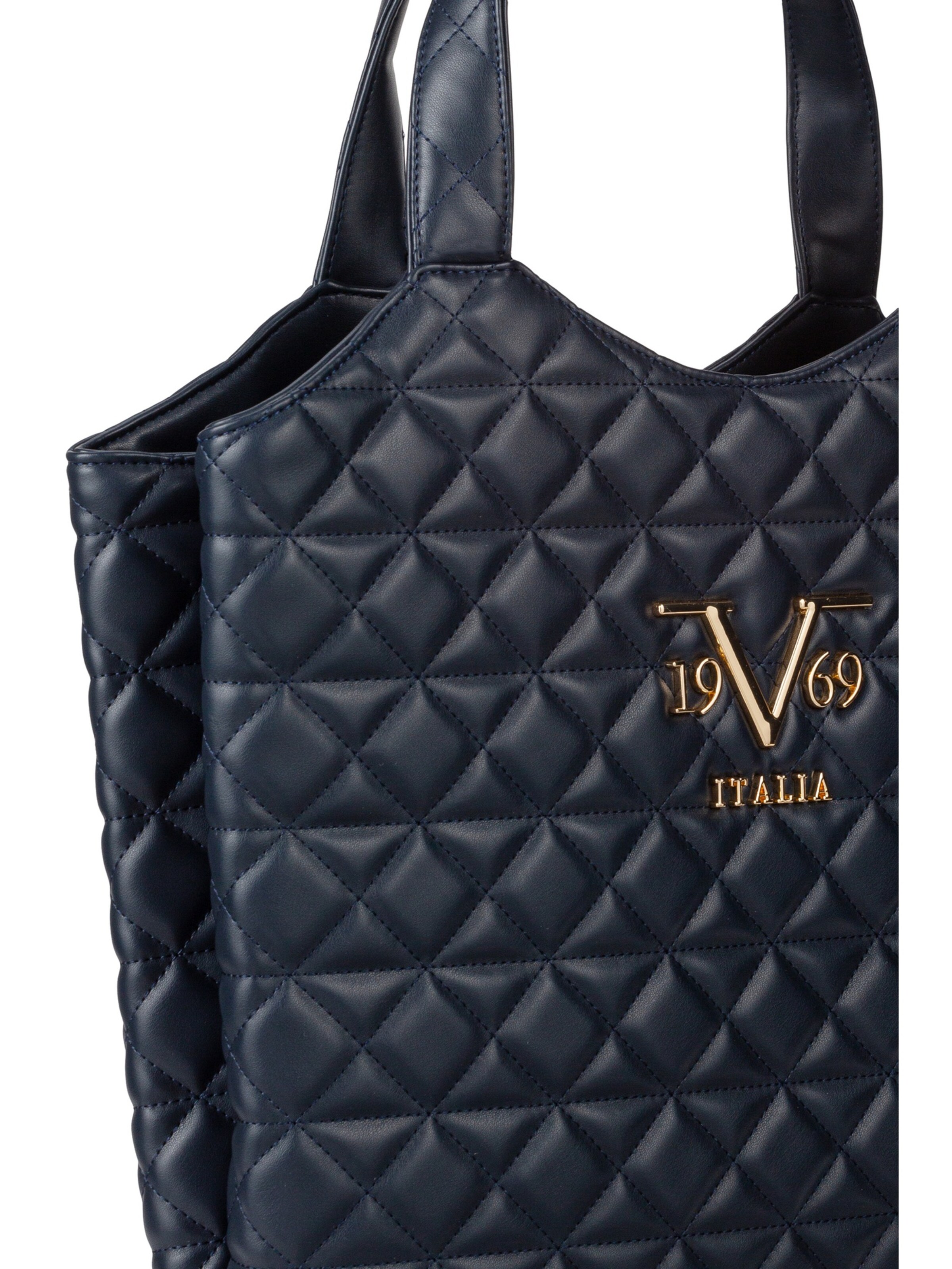 19V69 ITALIA Shopper 'Nami Gold' in Blue