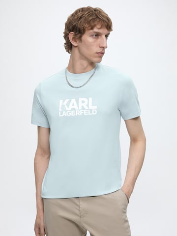 Karl Lagerfeld Koszulka w kolorze niebieski