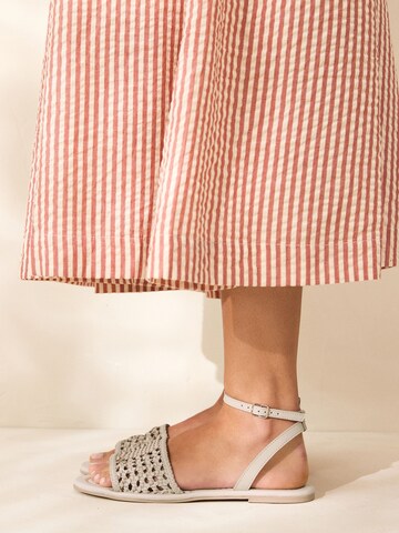 Next Strap sandal 'Forever Comfort' in Grey