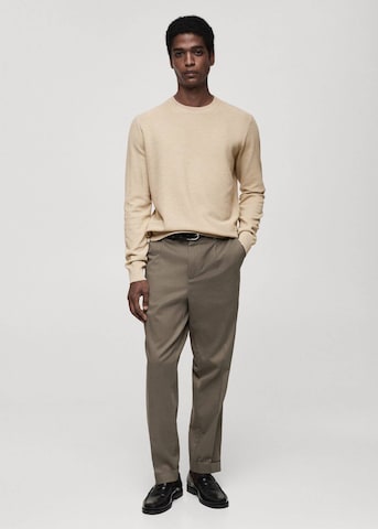 MANGO MAN Sweater 'Ten' in Beige
