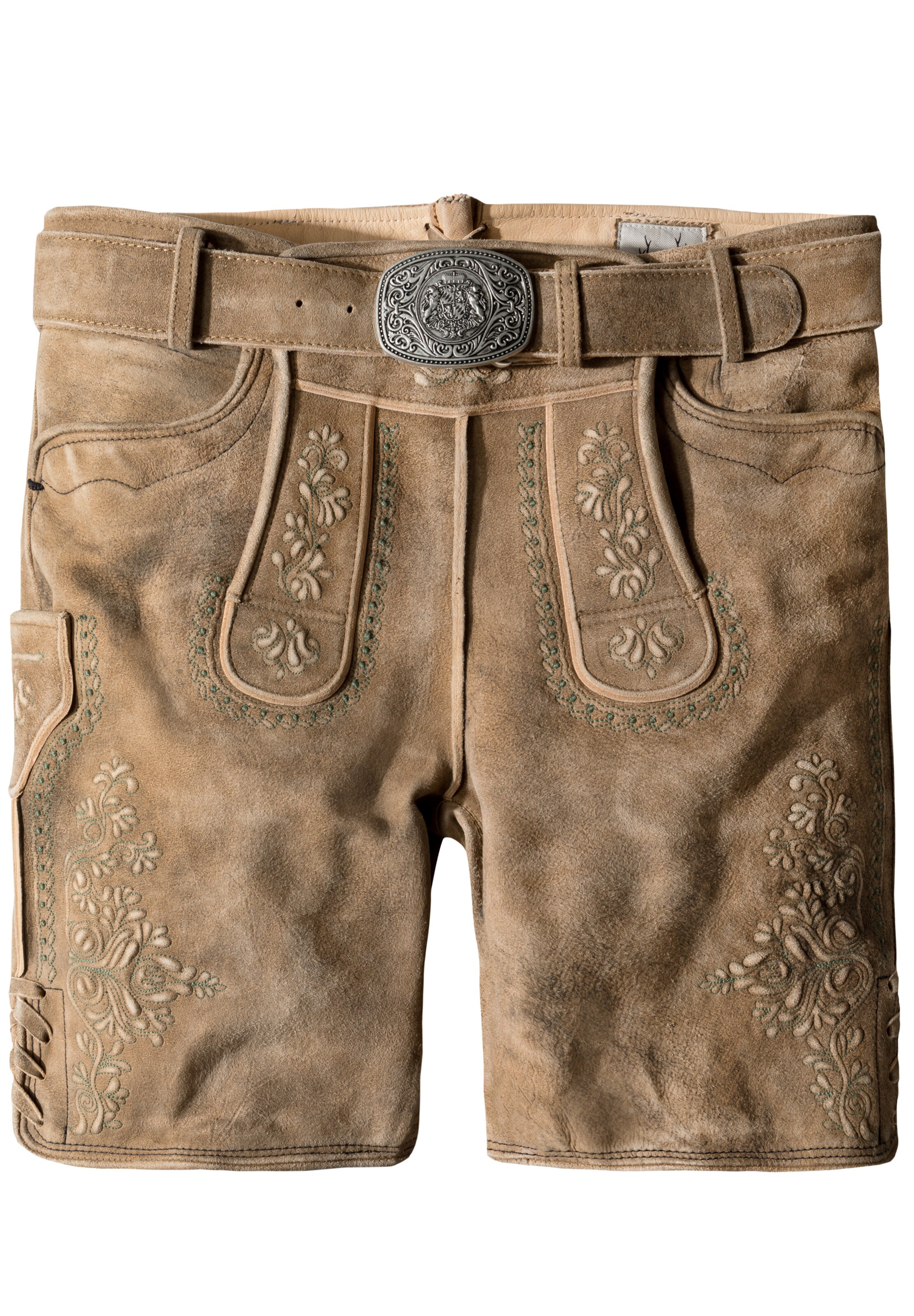 STOCKERPOINT Regular Trachtenhose 'Hausstein' in Braun: Vorderseite