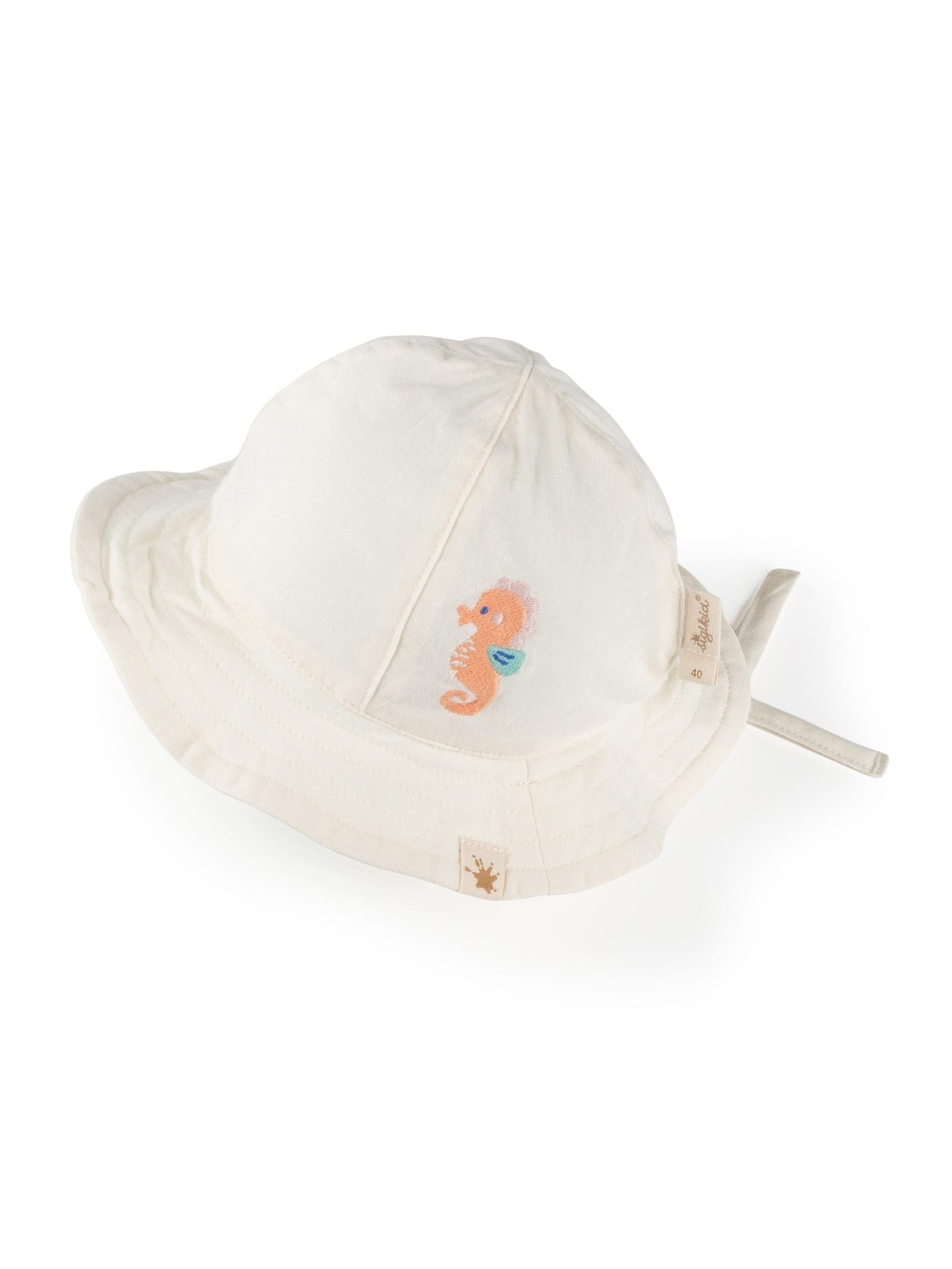 SIGIKID Hat 'Hut Sea You' in White: front