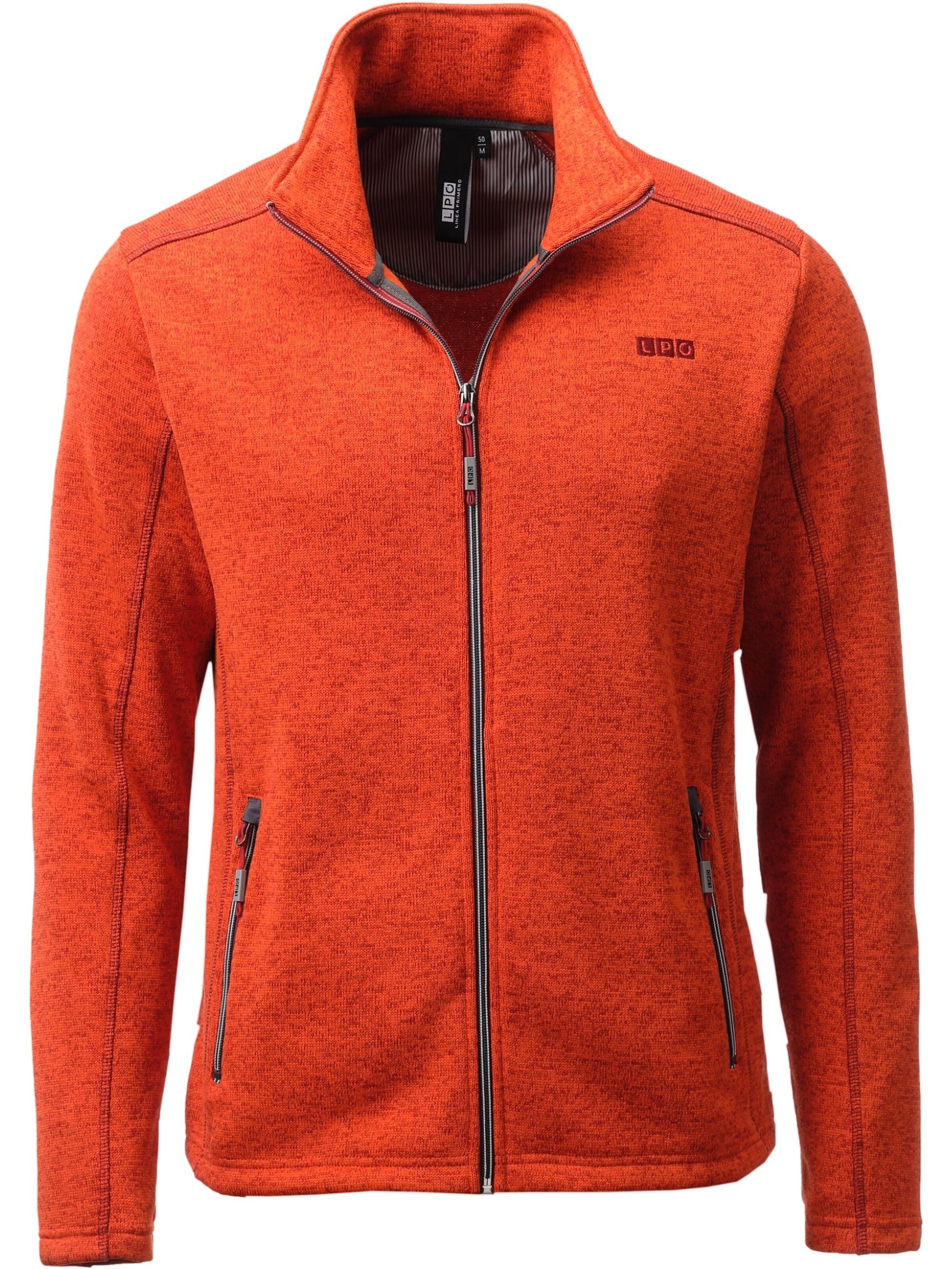 LPO Fleece Jacket 'YORKTON  MEN' in Orange: front