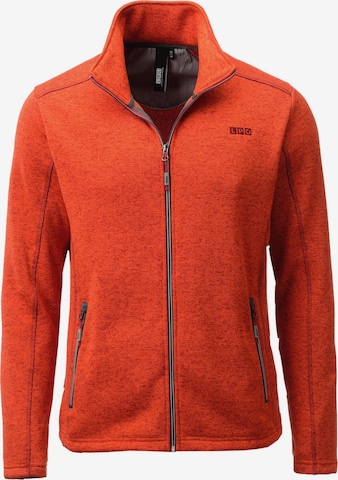 LPO Fleecejacke 'YORKTON  MEN' in Orange: Vorderseite