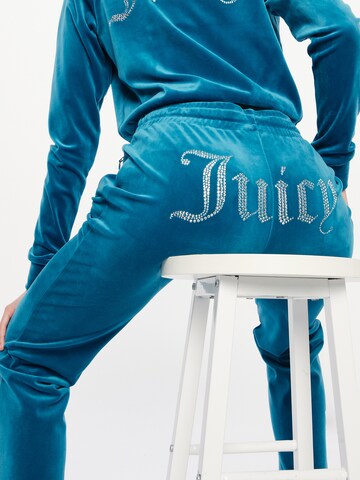 Juicy Couture Ohlapna forma Hlače 'Tina' | zelena barva