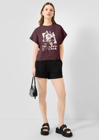 QS T-Shirt in Rot