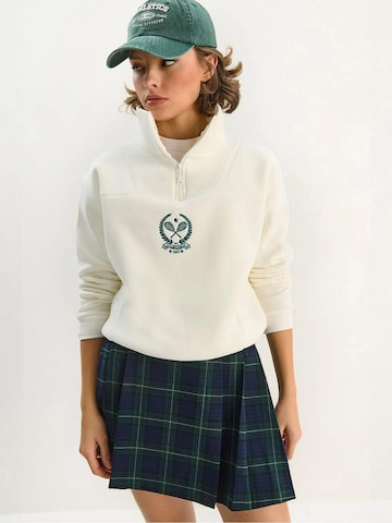 Bianco Lucci Sweatshirt in Wit