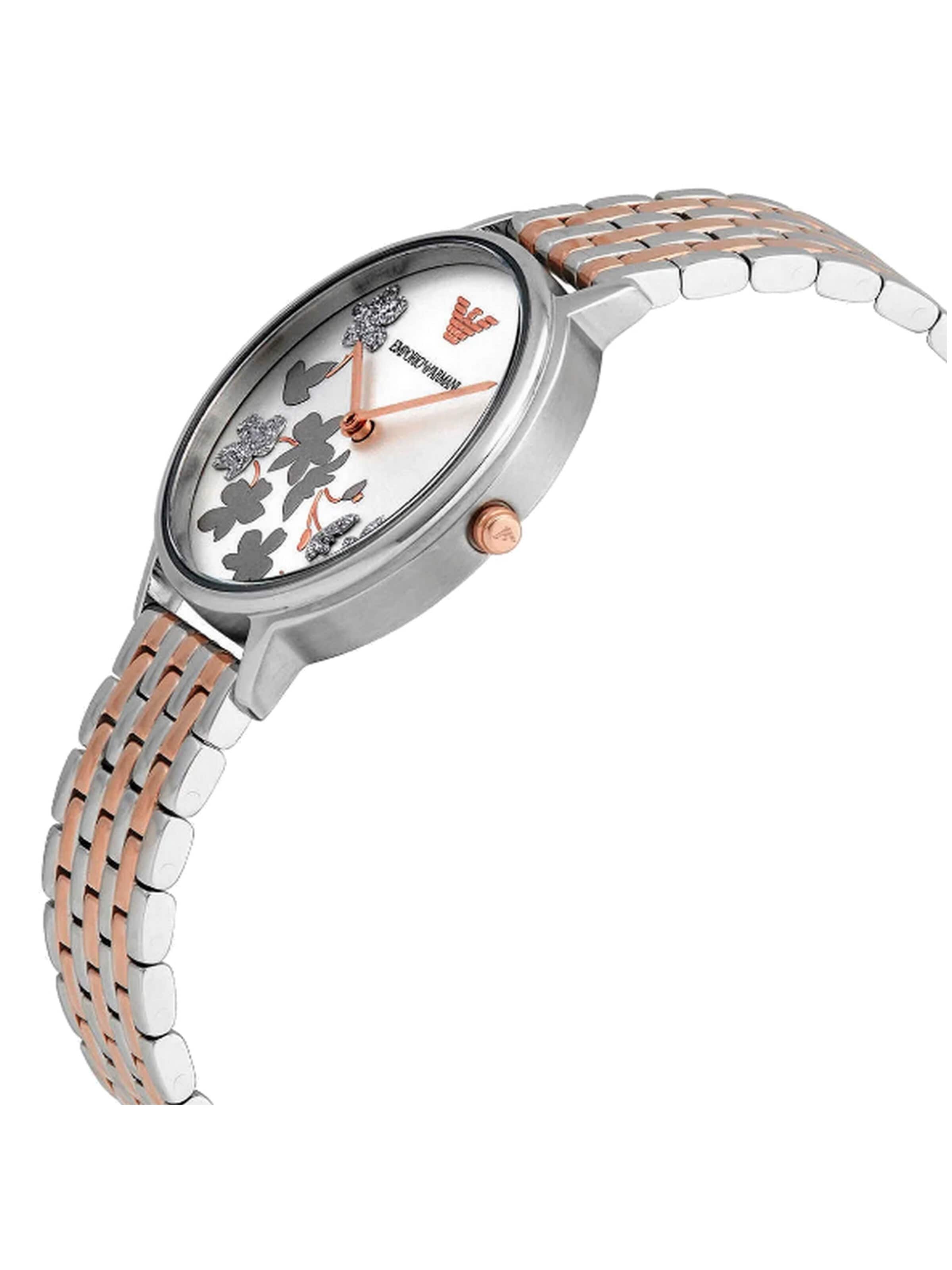 Emporio Armani - Reloj analógico 'Kappa' en plata
