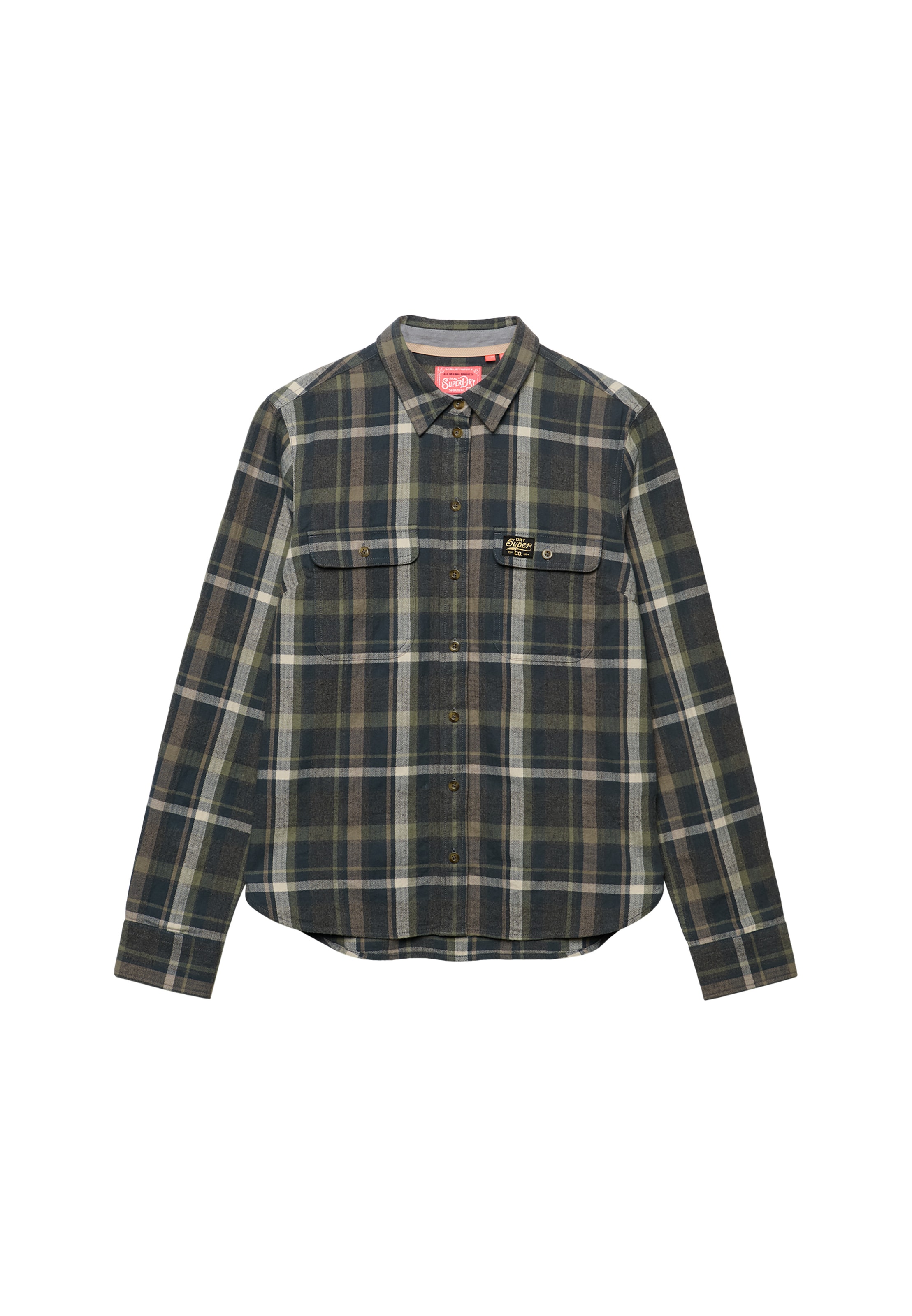 Superdry & Co Blouse in Groen: voorkant