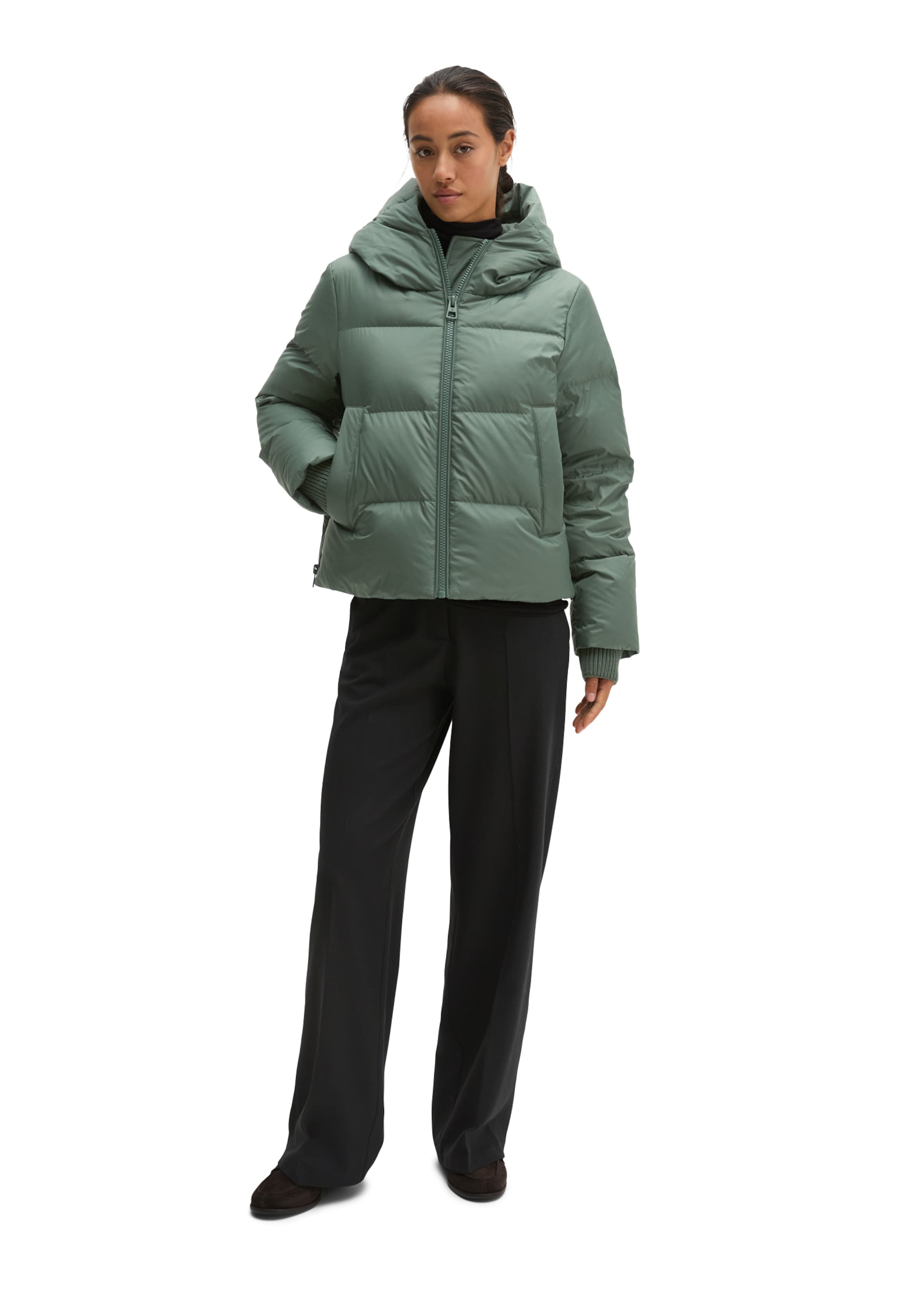 Marc O'Polo Winterjas in Groen: voorkant