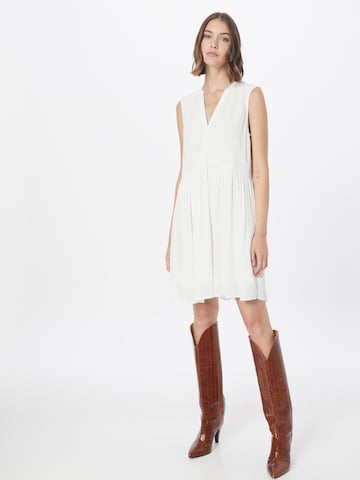 VERO MODA - Vestido camisero 'TANJA' en blanco: frente