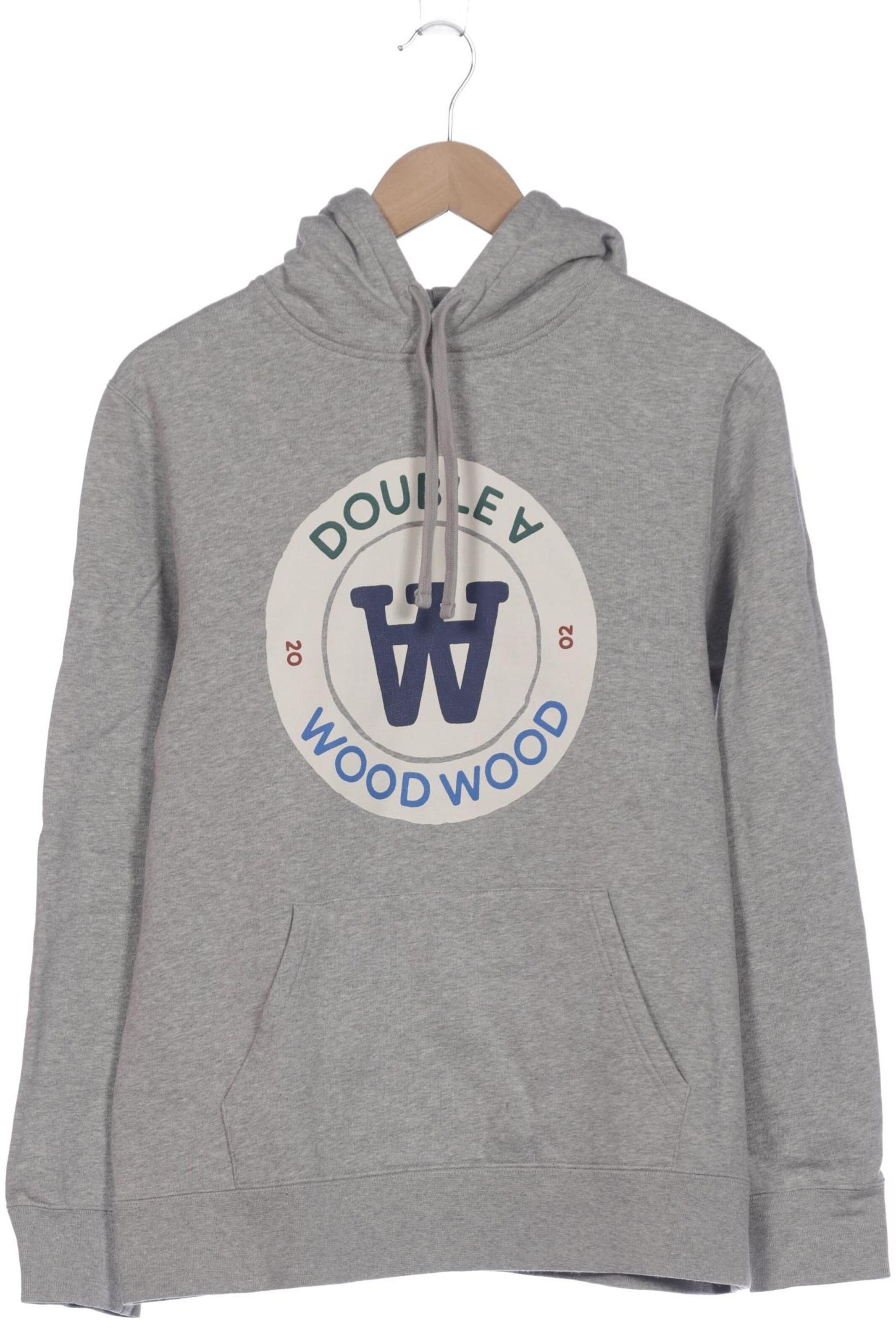 WOOD WOOD Sweatshirt & Zip-Up Hoodie in S in Grey: front