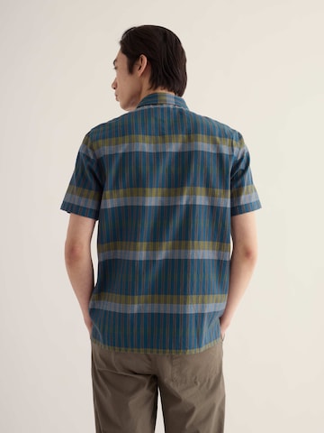 Comfort fit Camicia 'Ropecraft' di Seasalt Cornwall in blu