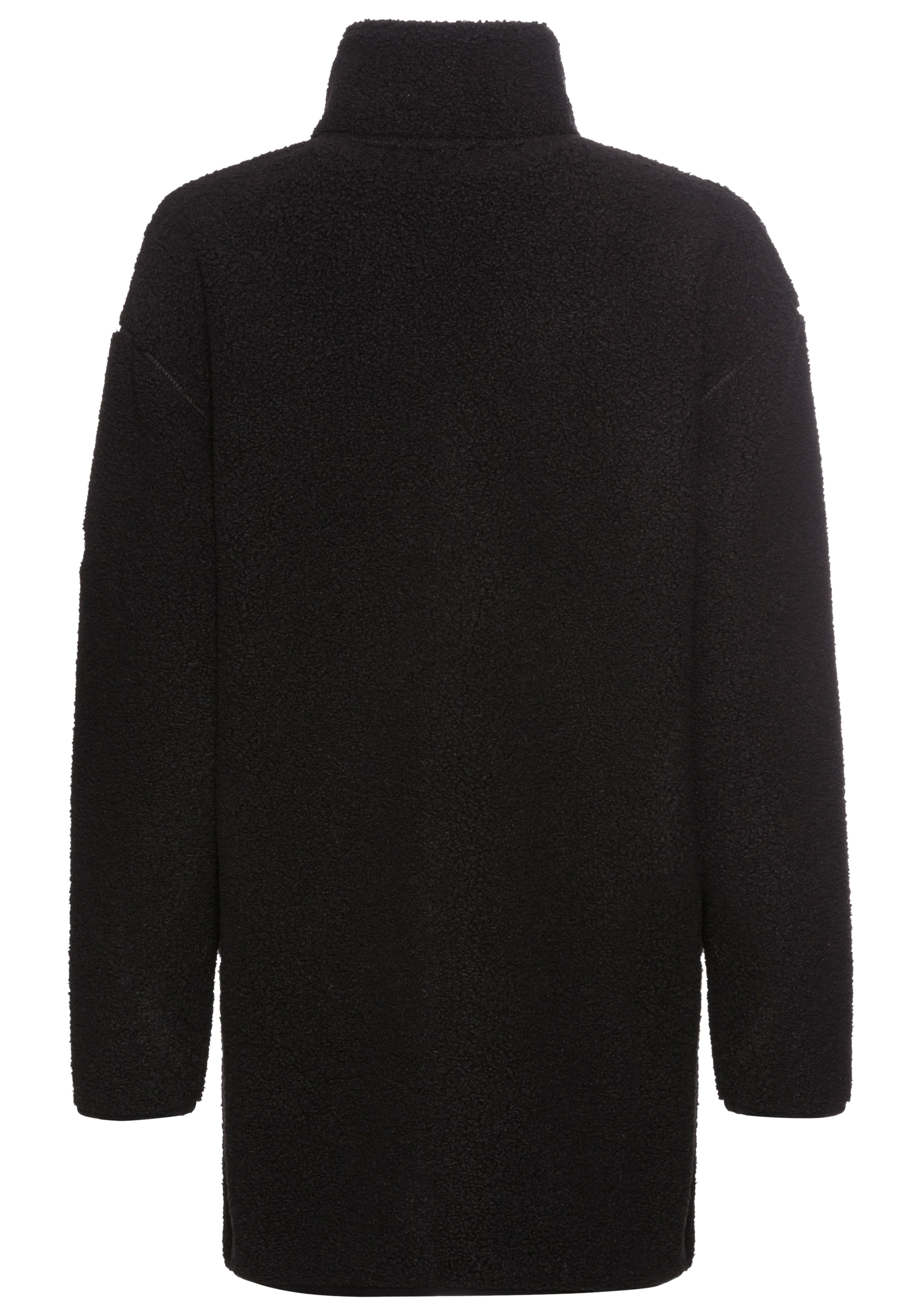 POLARINO Fleecejacke in Schwarz