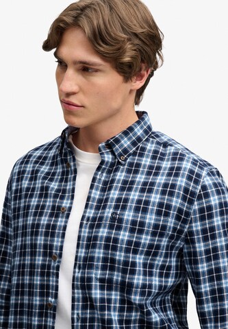 Superdry & Co Regular fit Overhemd in Blauw