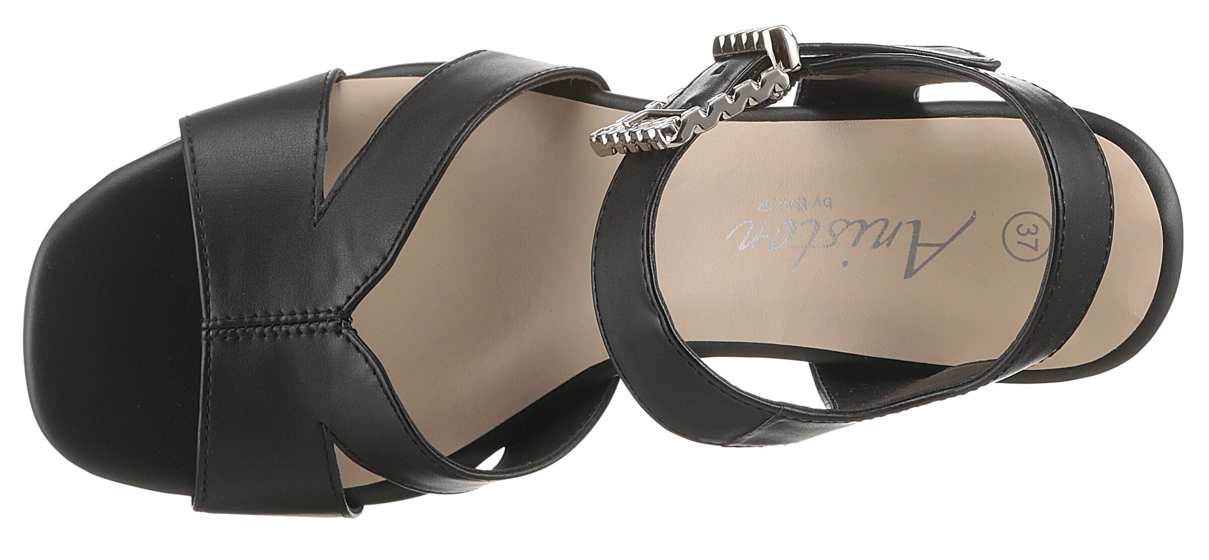 Aniston Sandals in Black