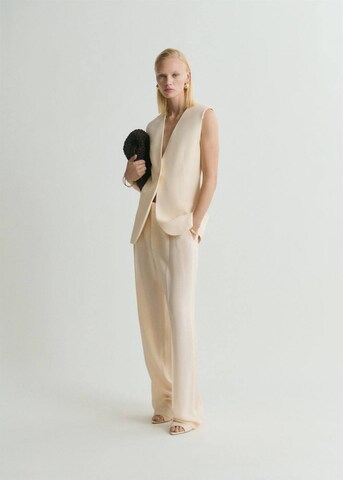 MANGO Weste 'Mire' in Beige