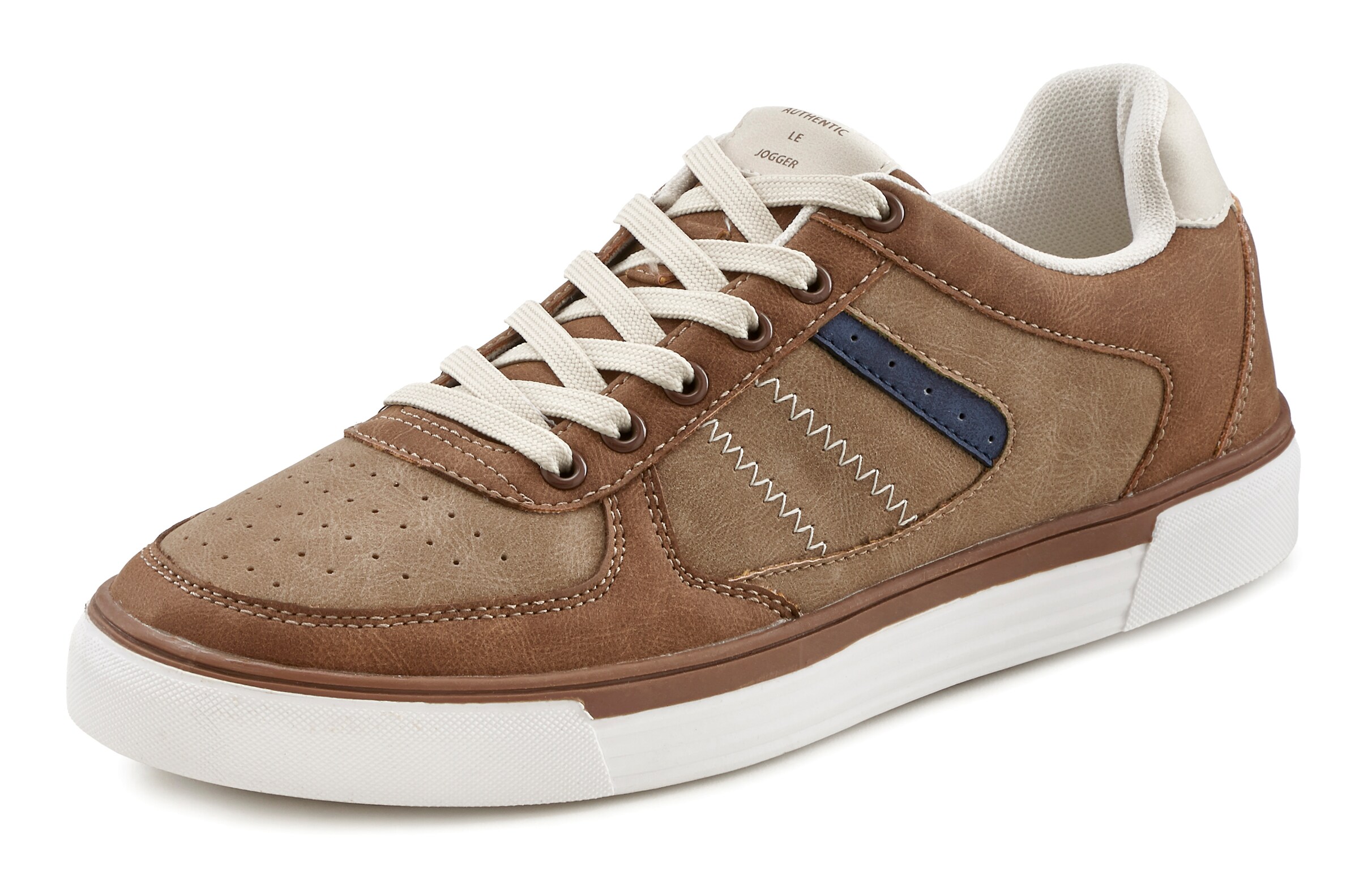 Authentic Le Jogger Sneaker in Beige: Vorderseite