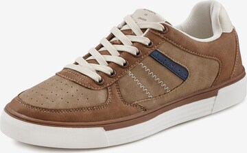 Authentic Le Jogger Sneakers in Brown: front