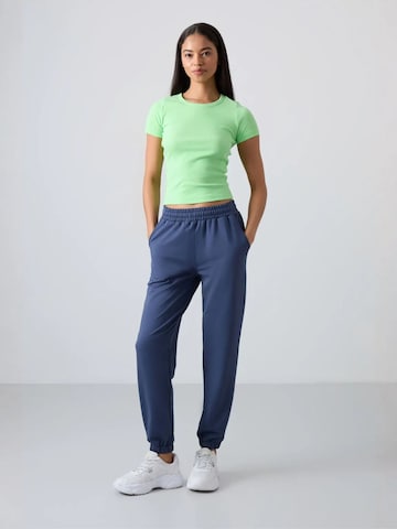Tommy Life Broek 'Jogginghose' in Blauw: voorkant
