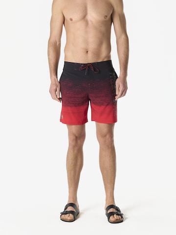 KOROSHI Swimming shorts in Red: front