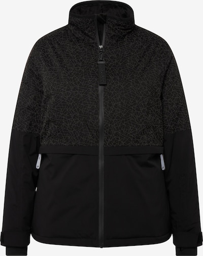Ulla Popken Funktionsjacke in M-L in schwarz, Produktansicht