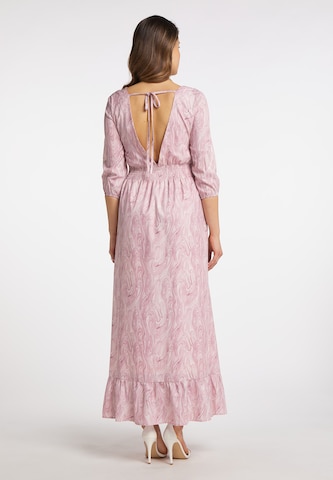 faina Evening Dress in Pink