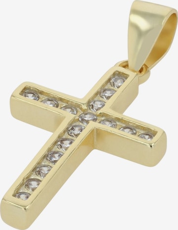 Akzent Pendant '"Mireio" aus 925 Sterlingsilber, rhodiniert, langlebig' in Gold: front