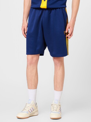 ADIDAS ORIGINALS Loosefit Broek 'Adicolor Classics+' in Blauw: voorkant