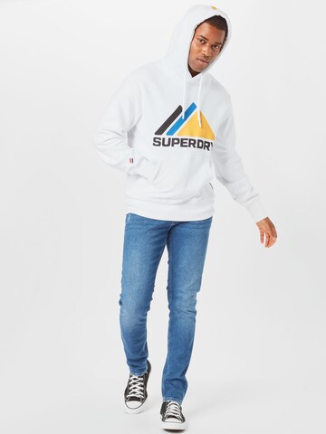 Superdry Sportsweatshirt 'Mountain' in Wit