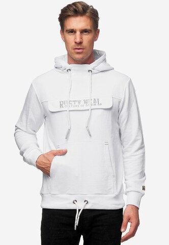 Rusty Neal Sweatshirt in Wit: voorkant