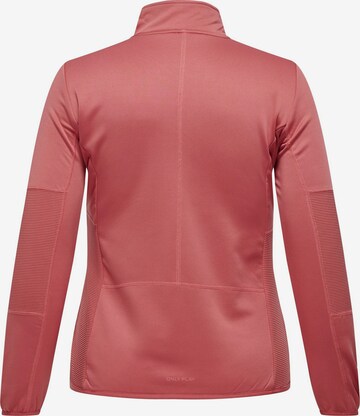 Only Play Curvy Athletic Jacket in Red