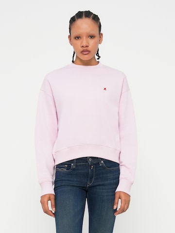 Sweat-shirt REPLAY en rose : devant