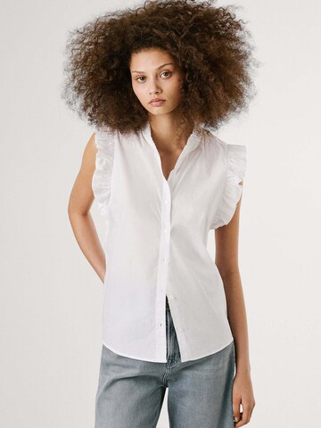 Pepe Jeans Bluse 'Lile' in Weiß: Vorderseite