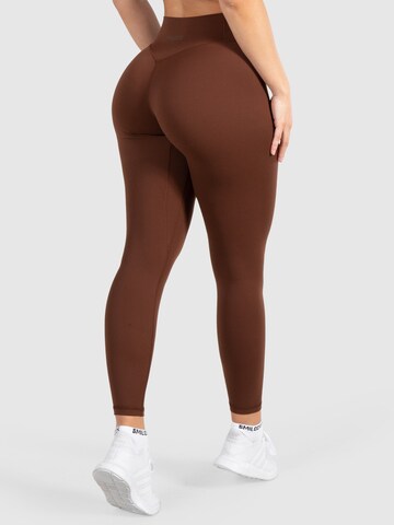 Skinny Pantalon de sport 'Advance Pro' Smilodox en marron