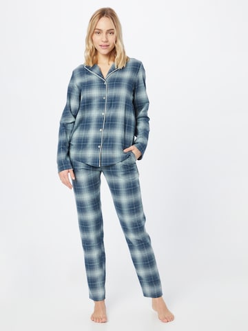 TRIUMPH Pyjama 'Boyfriend' in Groen: voorkant